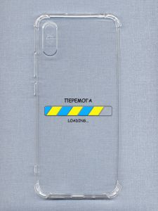 Чохол з потовщеними кутами на Xiaomi Redmi 9A патріотичний дизайн Перемога Завантаження принт 88