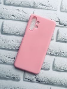 Силіконовий матовий чохол для Samsung A13 4G Рожевий