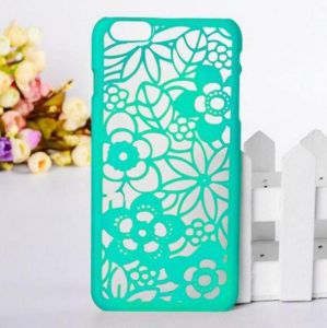 Пластиковий матовий напівпрозорий чохол для iPhone 5 / 5s Віражі Квіти Зелений