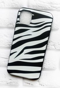 Силіконовий чохол на Samsung Galaxy А50 (2019) А505 рельєфний дизайн Зебра принт 91