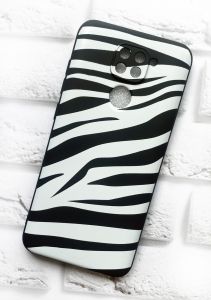 Силіконовий чохол на Xiaomi Redmi Note 9 / 10X рельєфний дизайн Зебра принт 91