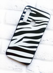 Силіконовий чохол на Xiaomi Redmi Note 8 дизайн Зебра принт 91