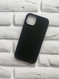 Силиконовий матовий чехол для Apple iPhone 13 Чорний
