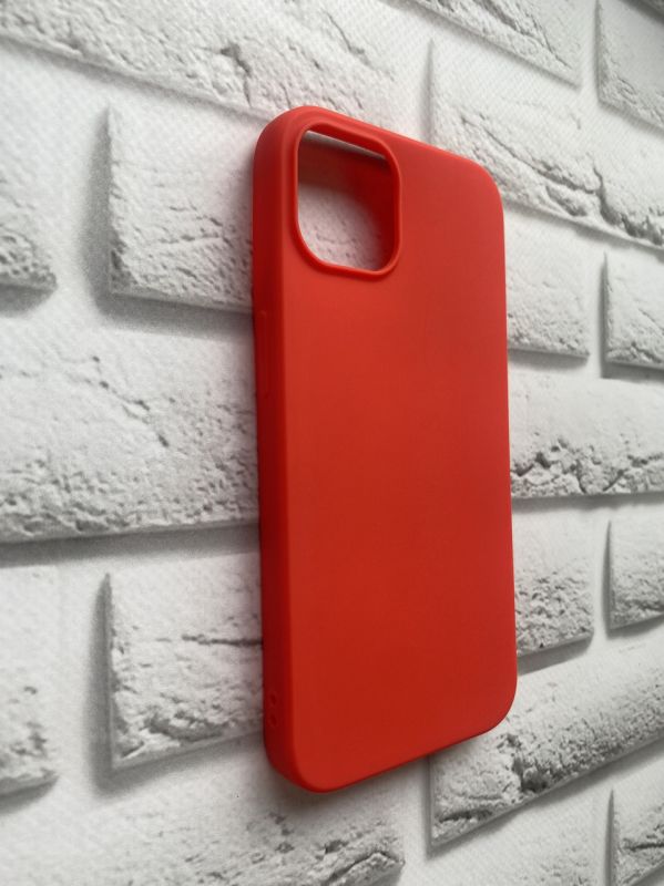 Силиконовий матовий чехол для Apple iPhone 13 Червоний