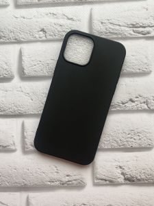 Силіконовий матовий чохол для Apple iPhone 12 / 12 Pro (6.1) Чорний