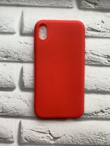 Силіконовий матовий чохол для Apple iPhone XR Червоний