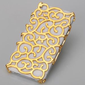 Блискучий пластиковий чохол для iPhone 5/5s Палац золотий