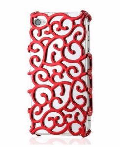 Блискучий пластиковий чохол для iPhone 5/5s Палац червоний