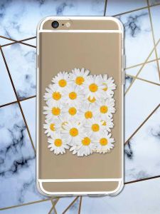 Прозорий чохол на iPhone 6/6s :: Букет ромашок (принт 40)