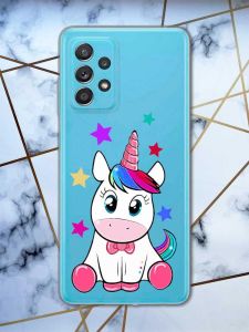 Прозорий чохол на Samsung Galaxy A52 дизайн Єдиноріг принт 102