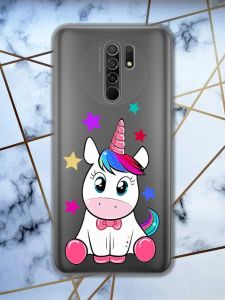 Прозорий чохол на Xiaomi Redmi 9  дизайн Єдиноріг принт 102