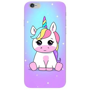 Матовий чохол на iPhone 6/6s :: Єдиноріг (принт 103)