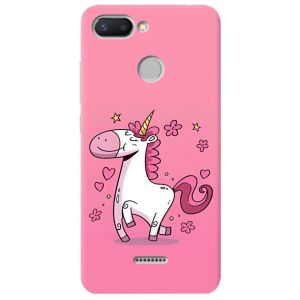 Матовий чохол на Xiaomi Redmi 6  дизайн Єдиноріг принт 105