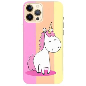 Матовий чохол на iPhone 12 Pro Max дизайн Єдиноріг принт 104