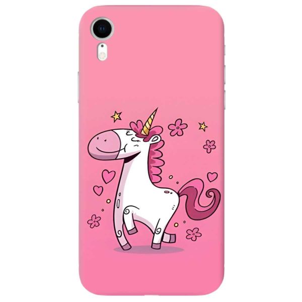 Матовий чохол на iPhone XR дизайн Єдиноріг принт 105