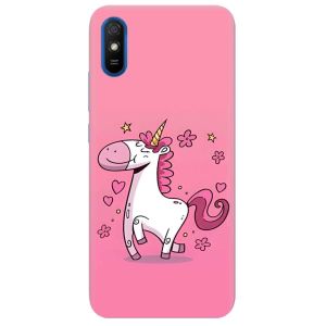 Чохол на Xiaomi Redmi 9A  дизайн Єдиноріг принт 105