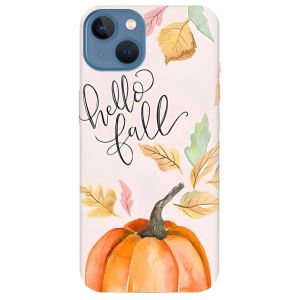 Чохол на Apple iPhone 13 дизайн Привіт, осінь принт 111