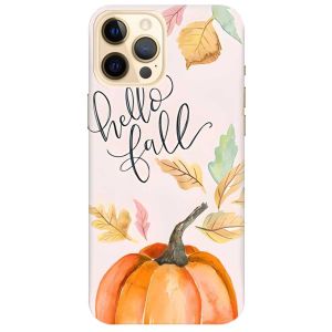 Чохол на iPhone 12 Pro Max дизайн Привіт, осінь принт 111