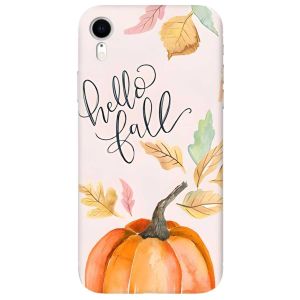 Чохол на iPhone XR дизайн Привіт, осінь принт 111
