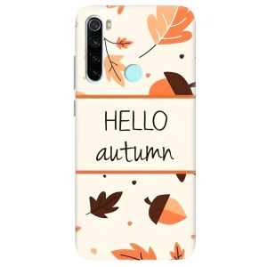 Чохол на Xiaomi Redmi Note 8T  дизайн Привіт, осінь принт 109