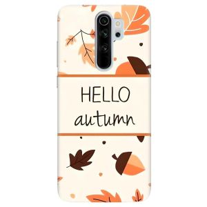 Чохол на Xiaomi Redmi Note 8 Pro  дизайн Привіт, осінь принт 109