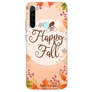 Чохол на Xiaomi Redmi Note 8T  дизайн Щасливої осені принт 110