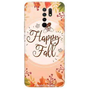 Чохол на Xiaomi Redmi 9 дизайн Щасливої осені принт 110