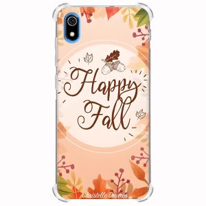 Чохол з потовщеними кутами для Xiaomi Redmi 7A дизайн Щасливої осені принт 110