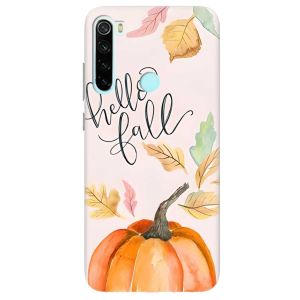 Чохол на Xiaomi Redmi Note 8  дизайн Привіт, осінь принт 111