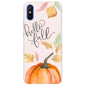 Чохол на Xiaomi Redmi 9A  дизайн Привіт, осінь принт 111
