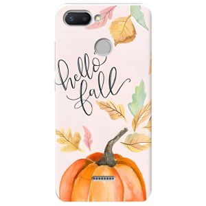 Чохол на Xiaomi Redmi 6  дизайн Привіт, осінь принт 111