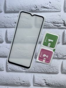 Захисне скло 3D для Samsung A13 4G Чорна рамка
