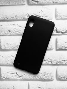 Силіконовий матовий чохол для Samsung Galaxy А10 (2019) А105 Чорний