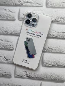 Прозорий силіконовий чохол із захистом камери для iPhone 13 Pro Max