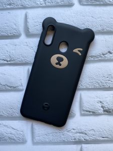 Силіконовий чохол для Samsung Galaxy M20 Ведмедик чорний