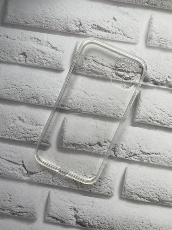 Прозорий силіконовий чохол із захистом камери для Apple iPhone 11