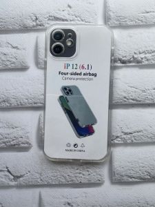 Прозорий силіконовий чохол із захистом камери для iPhone 12