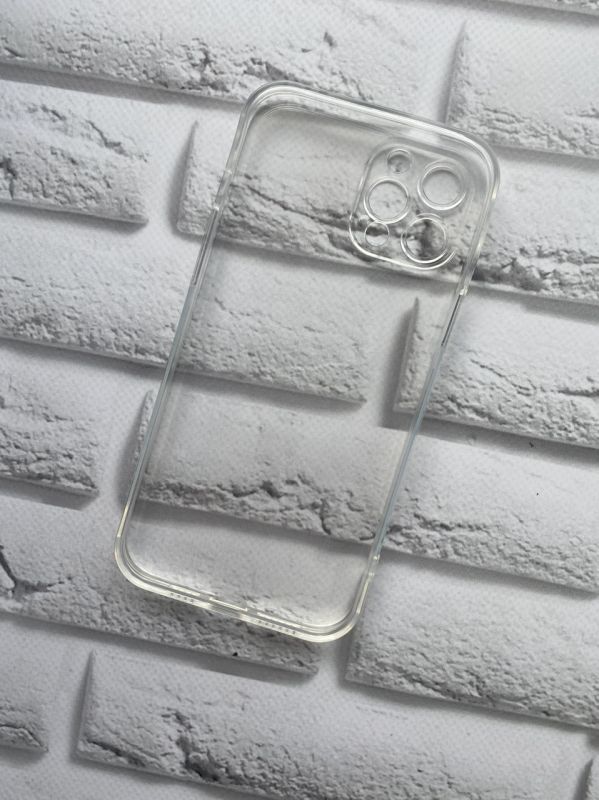 Прозорий силіконовий чохол із захистом камери для iPhone 12 Pro Max