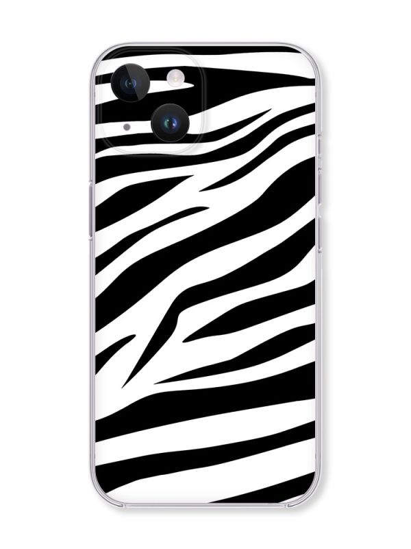 Чохол із захистом камери на iPhone 14 :: Зебра (принт 92)