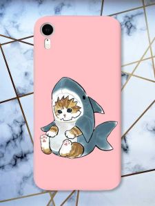 Матовий рожевий чохол на Apple iPhone XR Кошеня принт 120