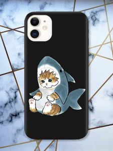 Матовий чорний чохол на Apple iPhone 11 (6.1) Кошеня принт 120