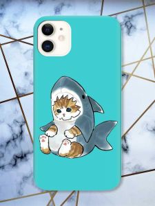 Матовий бірюзовий чохол на Apple iPhone 11 (6.1) Кошеня принт 120