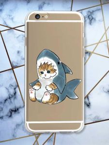 Прозорий чохол на iPhone 6/6s :: Кошеня (принт 120)