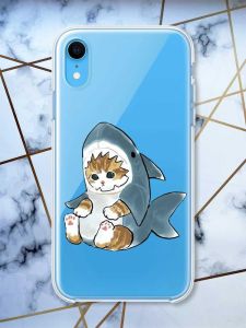 Прозорий чохол на iPhone XR Кошеня принт 120