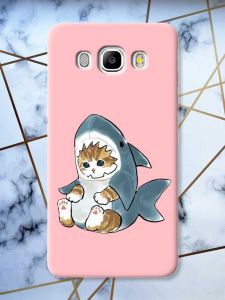 Матовий рожевий чохол на Samsung Galaxy J5(2016) J510 Кошеня принт 120