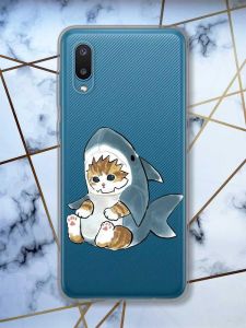 Прозорий чохол на Samsung Galaxy A02 / A022 (2021)  Кошеня принт 120