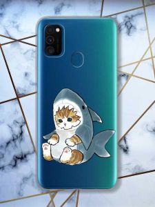 Прозорий чохол на Samsung Galaxy M30s/М21  Кошеня принт 120