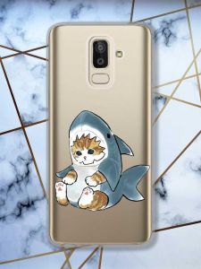 Прозорий чохол для Samsung Galaxy J8 (2018)  Кошеня принт 120