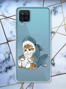 Прозорий чохол для Samsung A12 4G Кошеня принт 120