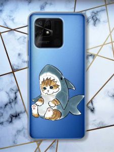 Прозорий чохол на Xiaomi Redmi 10C Кошеня принт 120